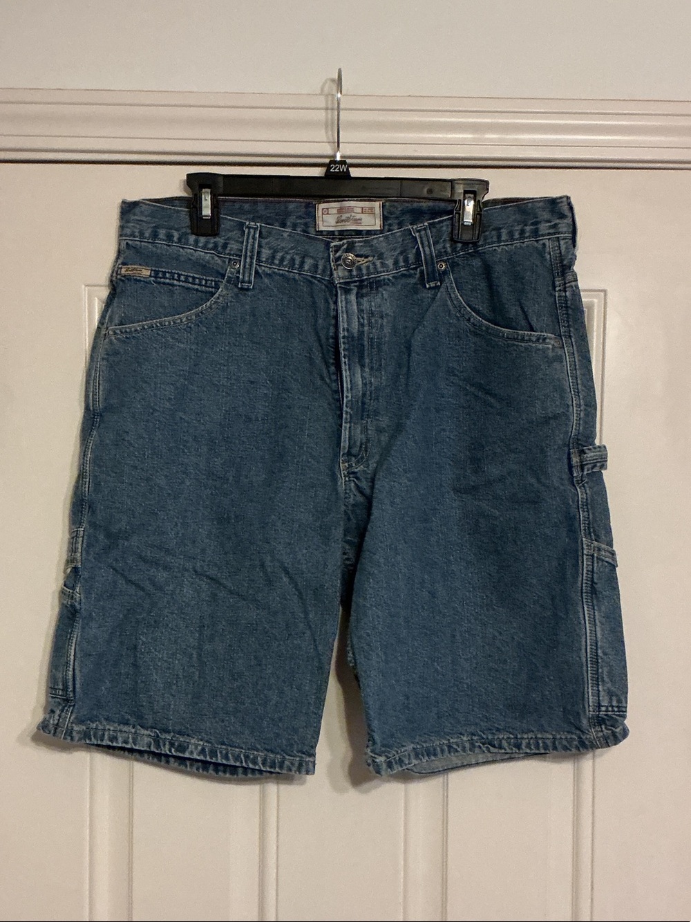 Signature by Levi Strauss Blue Denim Carpenter Shorts